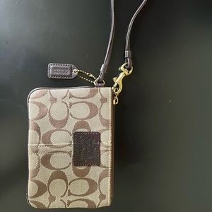 Coach wristlet
